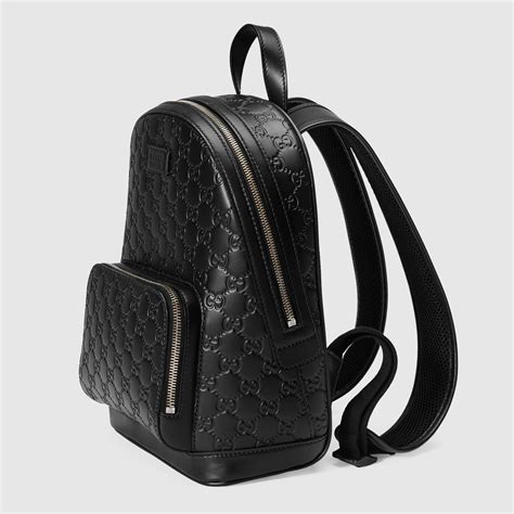 gucci signature leather backpack replica|gucci backpack dupe.